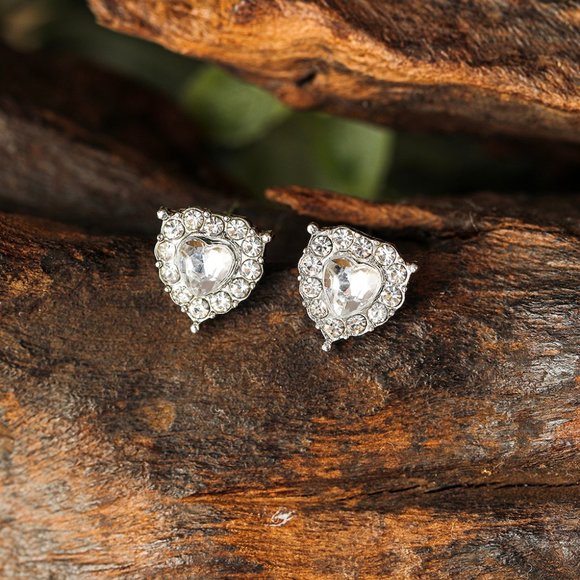 Silver Fringe Diamond Drop Earrings - Picture 4 of 6